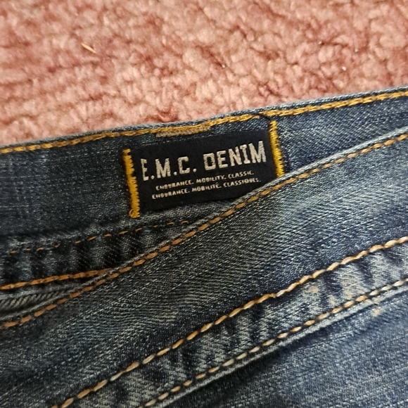 Silver Jeans Distressed Medium Blue Bootcut Jeans - Picture 7 of 11